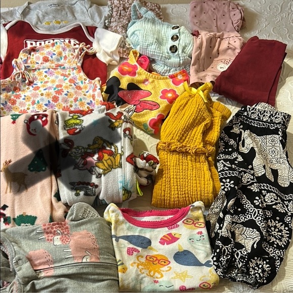 Nike and More Bundle 18 month Girl. Rompers onesies and more - Picture 15 of 16